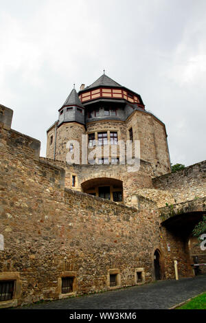 Schloss Alzey, heute Sitz des Amtsgerichtes und des Internats, Alzey, Rheinland-Pfalz, Deutschland Stockfoto