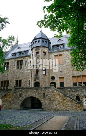 Schloss Alzey, heute Sitz des Amtsgerichtes und des Internats, Alzey, Rheinland-Pfalz, Deutschland Stockfoto