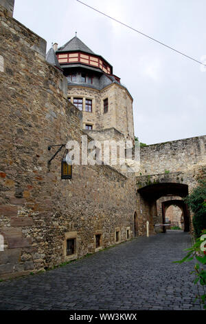 Schloss Alzey, heute Sitz des Amtsgerichtes und des Internats, Alzey, Rheinland-Pfalz, Deutschland Stockfoto