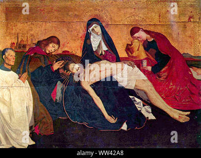Pietà von Villeneuve-lès-Avignon - quarton Enguerrand, vor 1457 Stockfoto