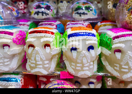 Sugar Skull Dekorationen für Tag der Toten Urlaub Stockfoto