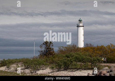 Leuchtturm Långe Erik (Eric) an Ölands norra Udde, an der nördlichen Spitze von OLand, Schweden. Stockfoto