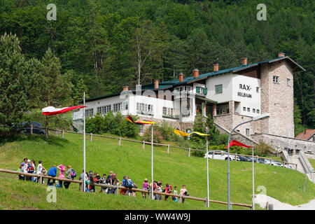 Talstation der Raxseilbahn in Hirschwang, Reichenau an der Rax, Wiener Alpen, Lower Austria, Austria Stockfoto