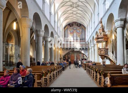 Münster "Unserer Lieben Frau Bodensee mit barocken gewölbten Decke Stockfoto