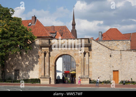 Heger Tor in die Altstadt, Memorial, Osnabrück, Niedersachsen, Deutschland, Europa Stockfoto