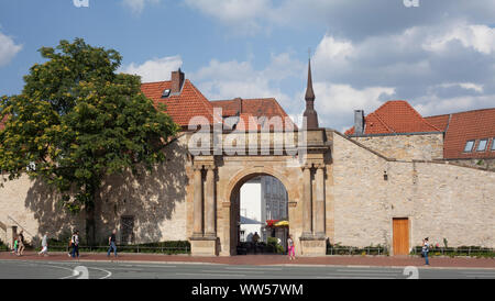 Heger Tor in die Altstadt, Memorial, Osnabrück, Niedersachsen, Deutschland, Europa Stockfoto