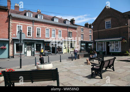 Das Quadrat, Much Wenlock, South Shropshire Stockfoto