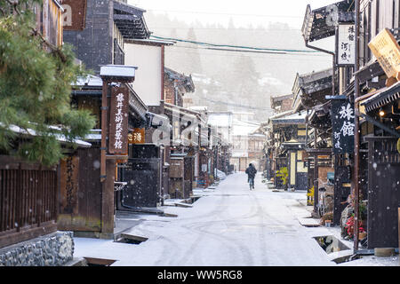 Takayama die antike Stadt in der Präfektur Gifu, Japan. Stockfoto