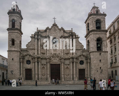 Kathedrale der Jungfrau Maria von der Unbefleckten Empfängnis, Havanna, La Catedral de la Virgen de la ConcepciÃ³n MarÃ-a Inmaculada de La Habana, Kuba Stockfoto