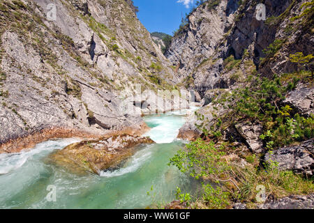 Gleirschklamm im Karwendel Stockfoto