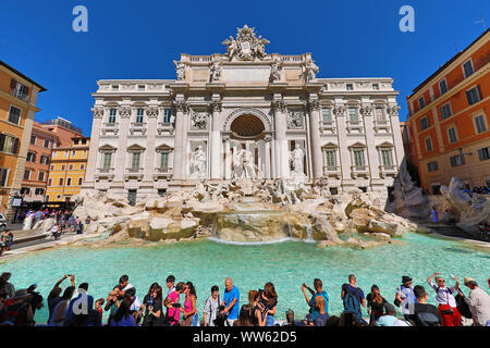 Der Trevi-Brunnen, Rom, Italien Stockfoto