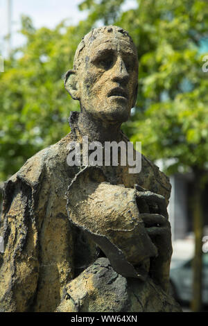 Eine der Hungersnot Gedenkstätte im Norden Dock, Dublin, Irland Statuen Stockfoto