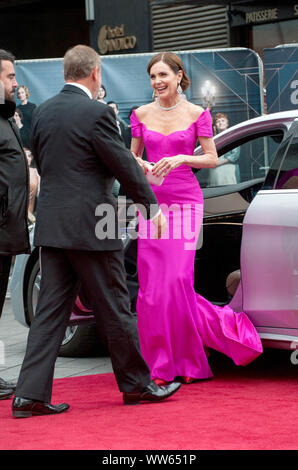 Elizabeth McGovern bei der Weltpremiere von Downton Abbey, bei Cineworld Leicester Square, London. 09.09.19 Stockfoto