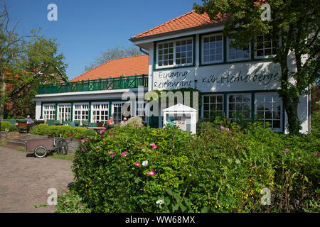 'S HOUSE Artist Herberge im Dorf der Insel Spiekeroog Stockfoto