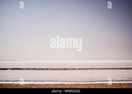 Chott El Jerid, Salt Lake in Tunesien Stockfoto