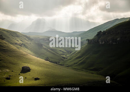 Tabelle Berge der Giants Castle Bildung, Südafrika Stockfoto