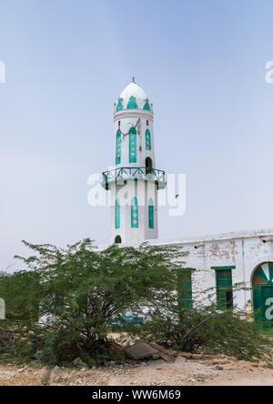 Alte osmanische Moschee, Sahil region, Berbera, Somaliland Stockfoto