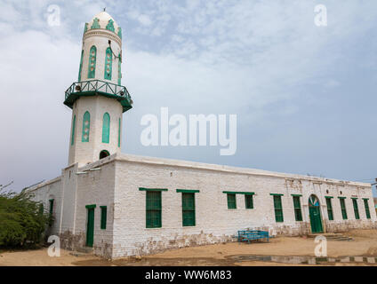 Alte osmanische Moschee, Sahil region, Berbera, Somaliland Stockfoto