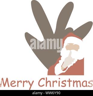 Cute cartoon Weihnachten Ratte maus Weihnachtskarte. Aquarell Hand gezeichnet Tier Abbildung. Neues Jahr 2020 urlaub Zeichnung. Bunte lustige Ratten Holz Stock Vektor