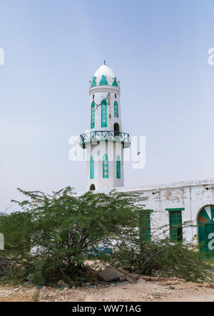 Alte osmanische Moschee, Sahil region, Berbera, Somaliland Stockfoto