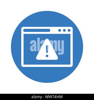 Gut organisiert und voll editierbar Browser, Fehler, Warnung, Seite, unterbrochene Verbindung Symbol für jede Verwendung wie Printmedien, Web, kommerzielle Nutzung oder jede Art von Stock Vektor