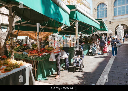 Auf dem Markt in Marseille, Frankreich Stockfoto