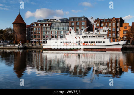 Europa, Polen, Pommern, Gdansk/Danzig Mottlau Stockfoto