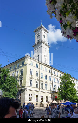 Lemberg (Lwiw, Lemberg): Rathaus, Oblast Lwiw, Ukraine Stockfoto