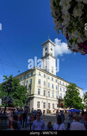 Lemberg (Lwiw, Lemberg): Rathaus, Oblast Lwiw, Ukraine Stockfoto