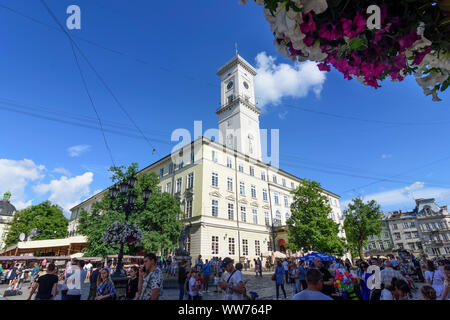 Lemberg (Lwiw, Lemberg): Rathaus, Oblast Lwiw, Ukraine Stockfoto