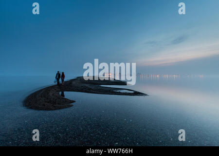 Europa, Polen, Pommern, Rewa, Ostsee, Strand Stockfoto