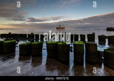 Europa, Polen, Pommern, Gdynia - Schuhen Doly - Torpedownia Stockfoto