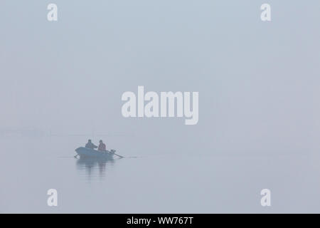 Europa, Polen, Pommern, Rewa, Ostsee, Boot Stockfoto