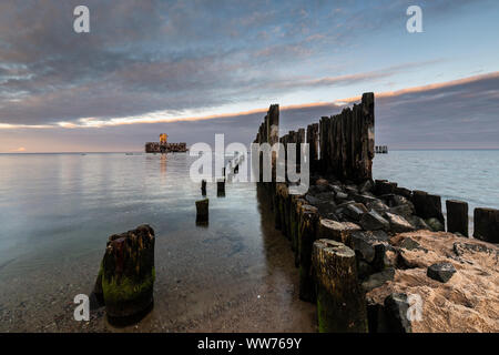 Europa, Polen, Pommern, Gdynia - Schuhen Doly - Torpedownia Stockfoto