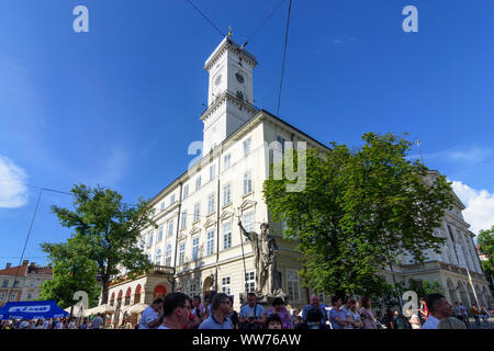 Lemberg (Lwiw, Lemberg): Rathaus, Oblast Lwiw, Ukraine Stockfoto