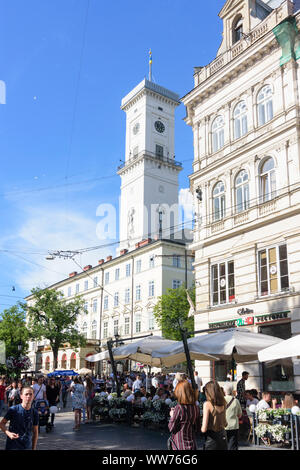 Lemberg (Lwiw, Lemberg): Rathaus, Oblast Lwiw, Ukraine Stockfoto