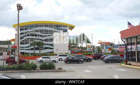 Mcdonalds Restaurant auf dem International Drive, Orlando, Florida Stockfoto