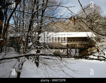 Williamsville Covered Bridge Stockfoto