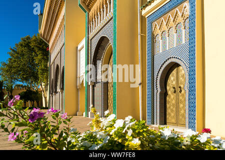 Marokko, königlichen Stadt Fes, Dar el Makzehn (Royal Palace) Stockfoto