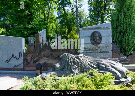 Lemberg (Lwiw, Lemberg): lychakiv Friedhof, Grab in, Oblast Lwiw, Ukraine Stockfoto