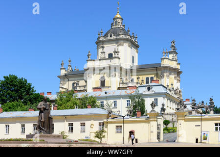 Lemberg (Lwiw, Lemberg): St. George's Cathedral in, Oblast Lwiw, Ukraine Stockfoto