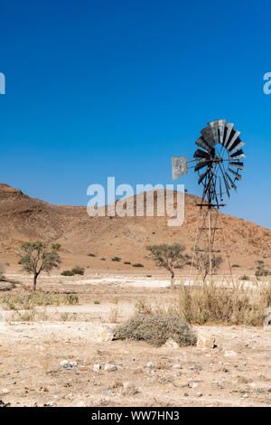 Mühle, Solitär, Khomas, Namibia Stockfoto