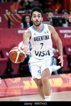 Facundo Campazzo (Argentinien). FIBA Basketball Wm China 2019, Halbfinale Stockfoto