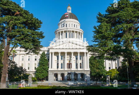 USA, Kalifornien, Sacramento, California State Capitol, in dem Gebäude gibt es das Amt des Gouverneurs von Kalifornien Stockfoto