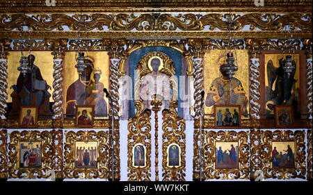 Kirche, Orthodoxe, Tempel, Agios Nikolaos, Mitropolis, Zakynthos Insel, Griechenland Stockfoto