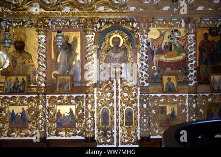 Kirche, Orthodoxe, Tempel, Agios Nikolaos, Mitropolis, Zakynthos Insel, Griechenland Stockfoto