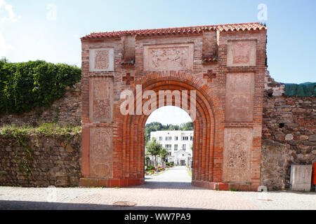 Portal zum alten Friedhof, Wasserburg am Inn, Oberbayern, Bayern, Deutschland, Europa Stockfoto