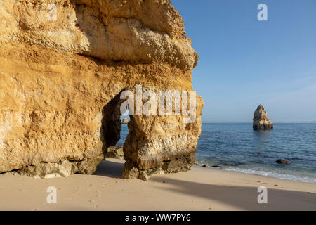 Portugal, Algarve, Lagos, Praia do Camilio Stockfoto