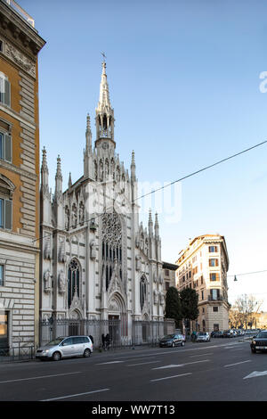 Italien, Rom, Kirche Sacro Cuore del Suffragio Stockfoto