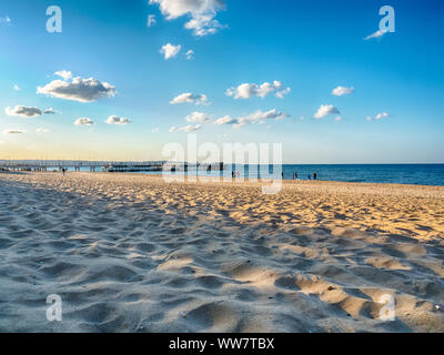 Brzeźno Pier in Gdańsk, Polen Stockfoto